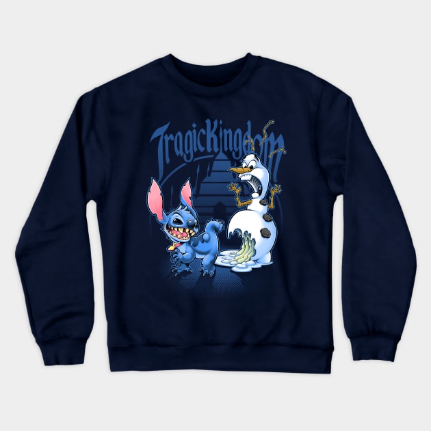 Tragic Kingdom Crewneck Sweatshirt by JEHSEE